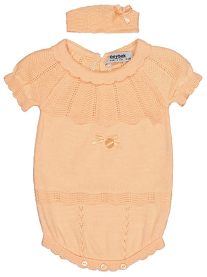 Beybek Triko 1-6 Ay Çıtçıtlı Badi - Pembe