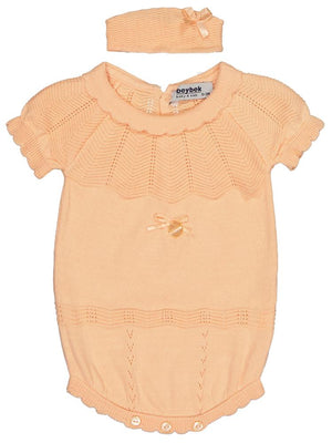 Beybek Triko 1-6 Ay Çıtçıtlı Badi - Pembe