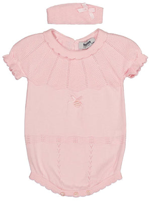 Beybek Triko 1-6 Ay Çıtçıtlı Badi - Pembe