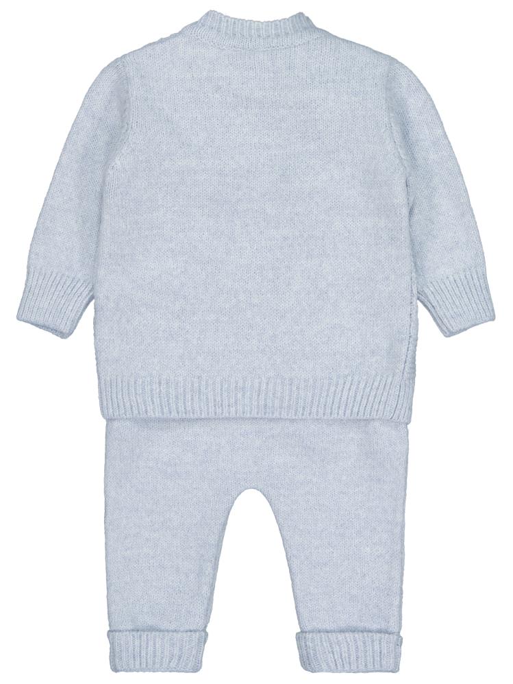 Beybek Hırkalı Slopet 3-12 Ay Takım  - Mavi