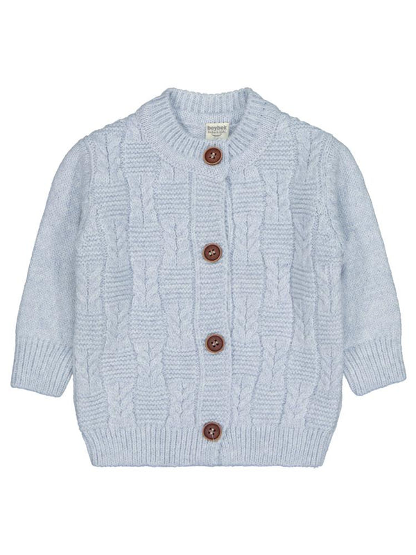 Beybek Hırkalı Slopet 3-12 Ay Takım  - Mavi