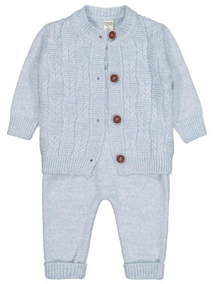 Beybek Hırkalı Slopet 3-12 Ay Takım  - Mavi