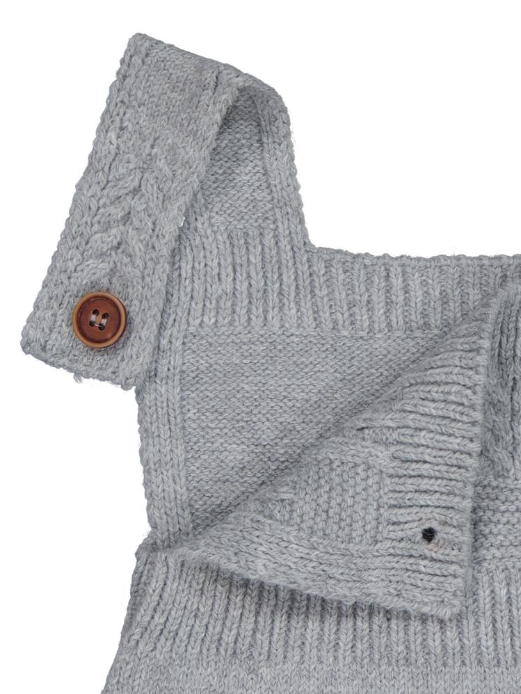 Beybek Hırkalı Slopet 3-12 Ay Takım  - Gri