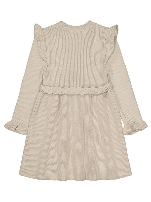 Beybek Triko 12-36 Ay Elbise - Bej
