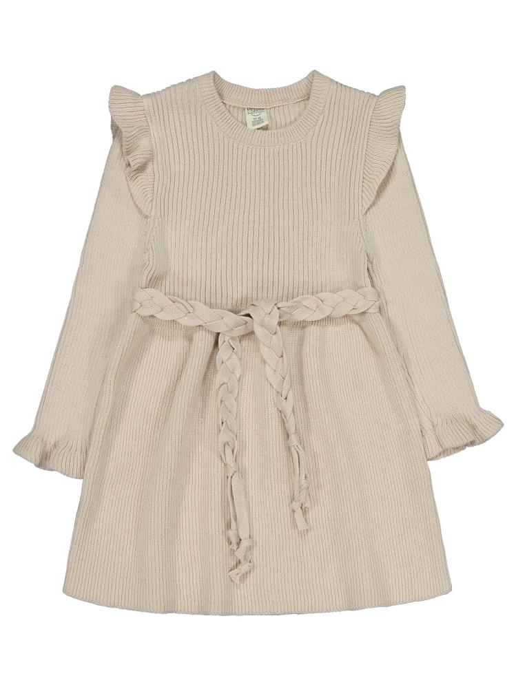 Beybek Triko 12-36 Ay Elbise - Bej