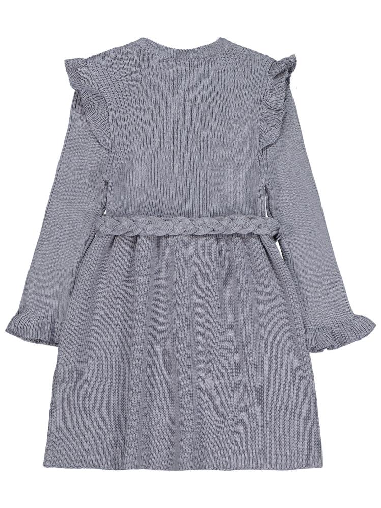 Beybek Triko 12-36 Ay Elbise - Mavi