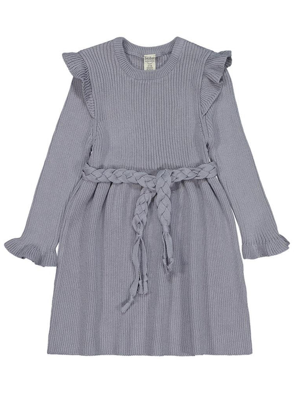 Beybek Triko 12-36 Ay Elbise - Mavi