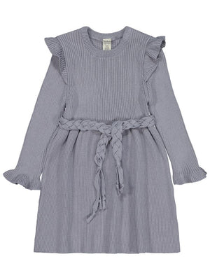 Beybek Triko 12-36 Ay Elbise - Mavi