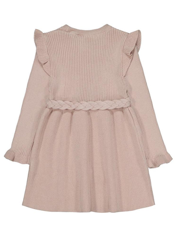 Beybek Triko 12-36 Ay Elbise - Pudra