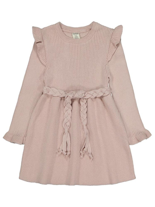 Beybek Triko 12-36 Ay Elbise - Pudra
