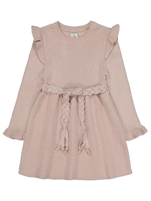 Beybek Triko 12-36 Ay Elbise - Pudra