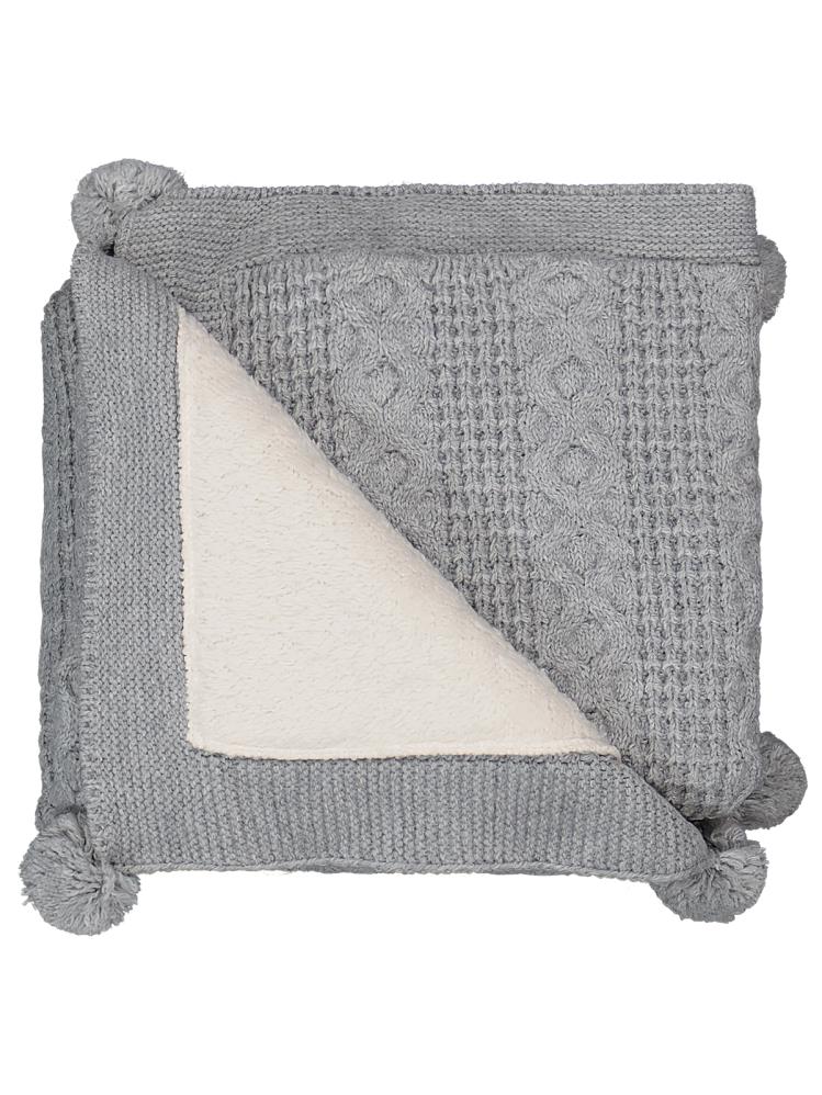 Beybek Triko 85*95 Battaniye - Gri