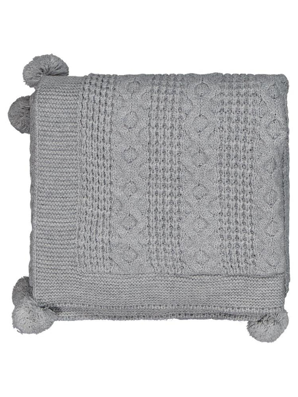 Beybek Triko 85*95 Battaniye - Gri