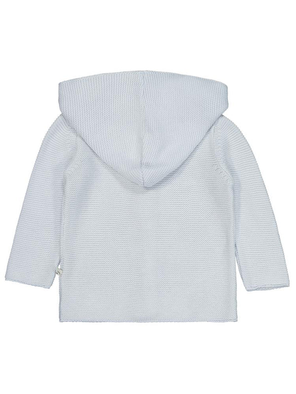 Beybek Kapşonlu Cepli 3-12 Ay Hırka - Mavi