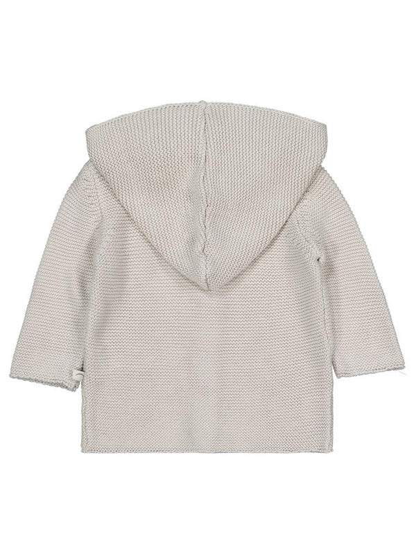 Beybek Kapşonlu Cepli 3-12 Ay Hırka - Gri