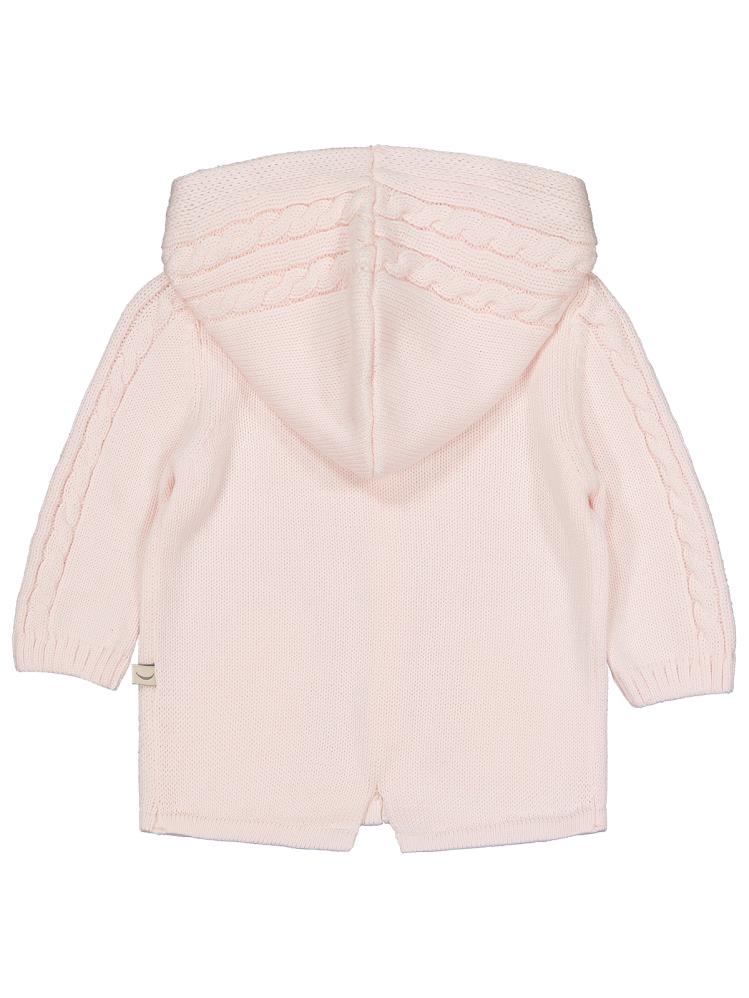 Beybek Kapşonlu Cepli 3-12 Ay Hırka - Pembe