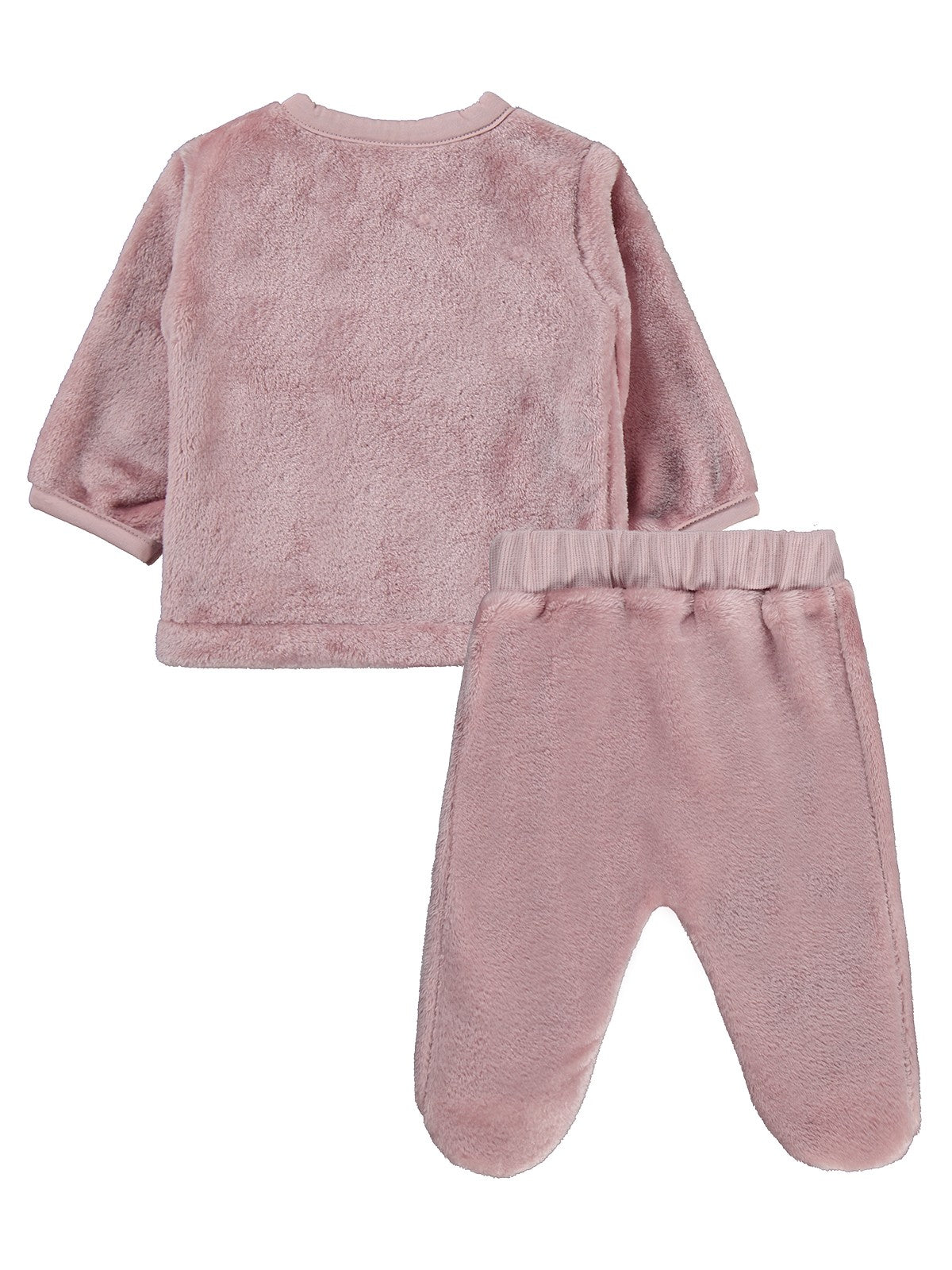 Civil Baby Unicorn Nakışlı 0-1 Ay Zıbın Takımları - Pembe