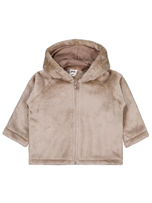 Civil Baby Mobıl Kulaklı 6-18 Ay Hırka - Kahverengi