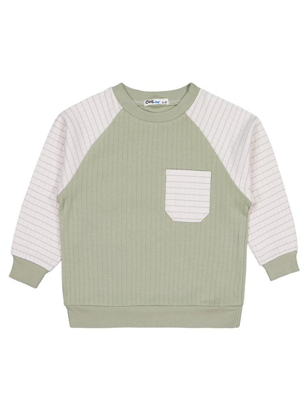 Civil Boys Cepli 2-5 Yaş Sweatshirt - Yeşil