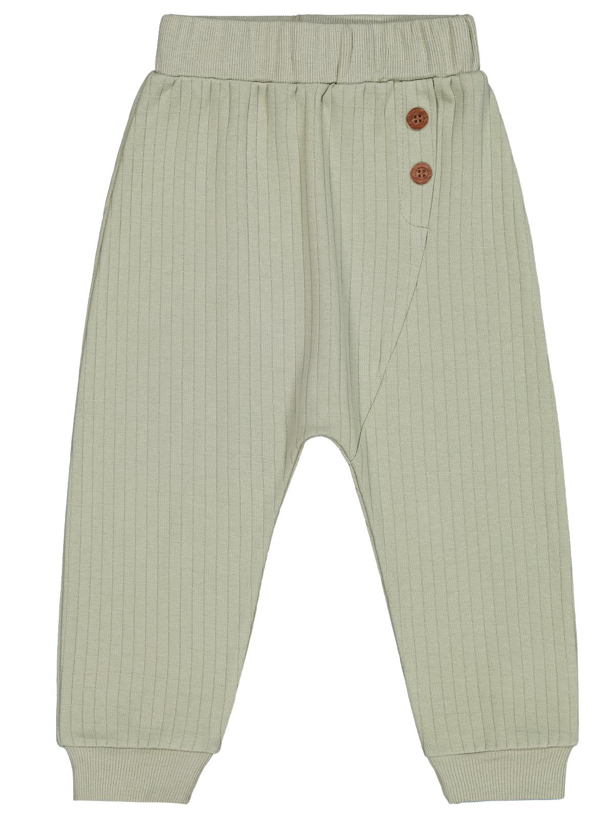 Civil Boys Süs Düğmeli 2-5 Yaş Eşofman Altı - Yeşil