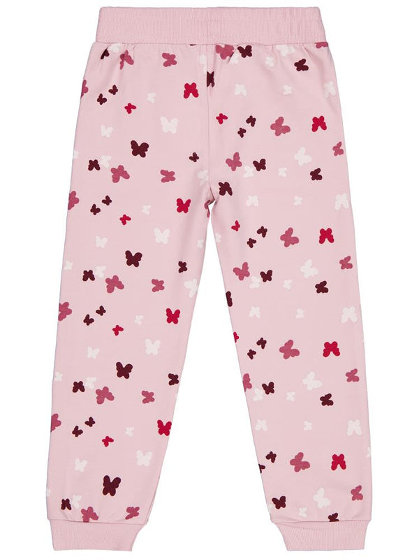 Civil Girls Kelebek Baskılı 6-9 Yaş Eşofman Altı - Pembe