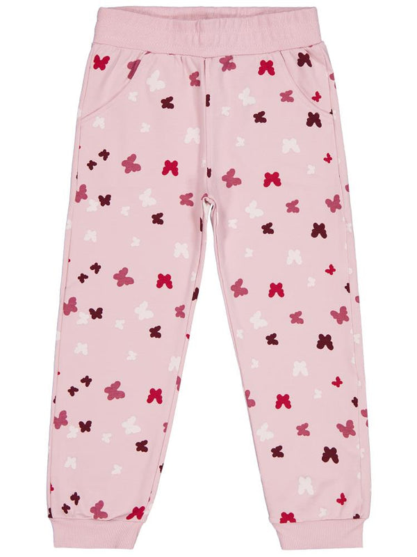 Civil Girls Kelebek Baskılı 6-9 Yaş Eşofman Altı - Pembe