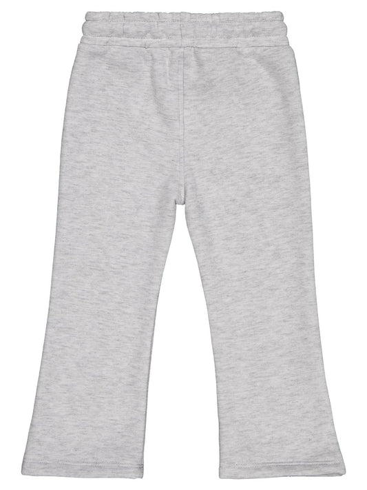 Civil Girls Kız Çocuk Kalp Nakışlı Eşofman Altı | 3 İp Nakışlı | Okul Kreş ve Günlük Kullanım - Gri