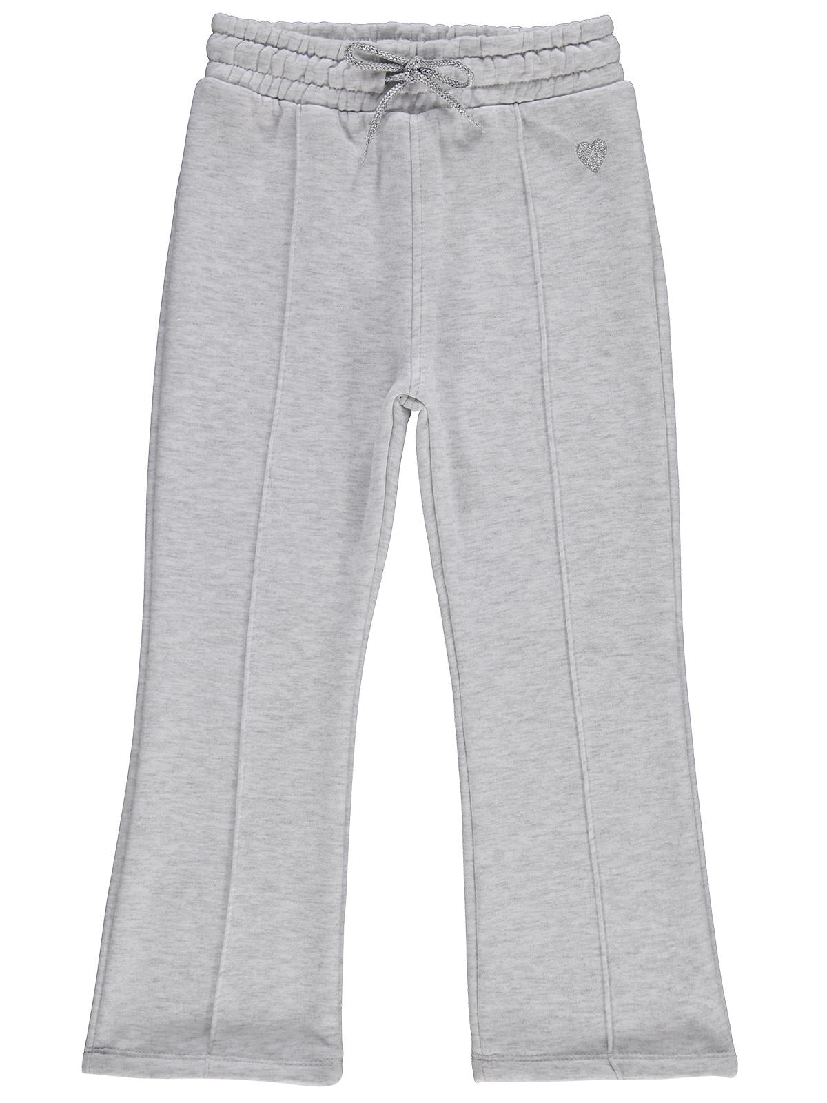 Civil Girls Kalp Nakışlı 6-9 Yaş Eşofman Altı - Gri