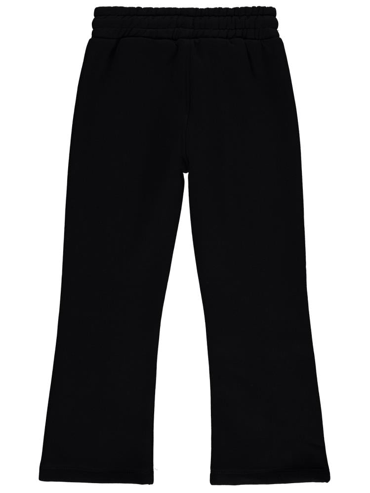 Civil Girls Kalp Nakışlı 6-9 Yaş Eşofman Altı - Siyah