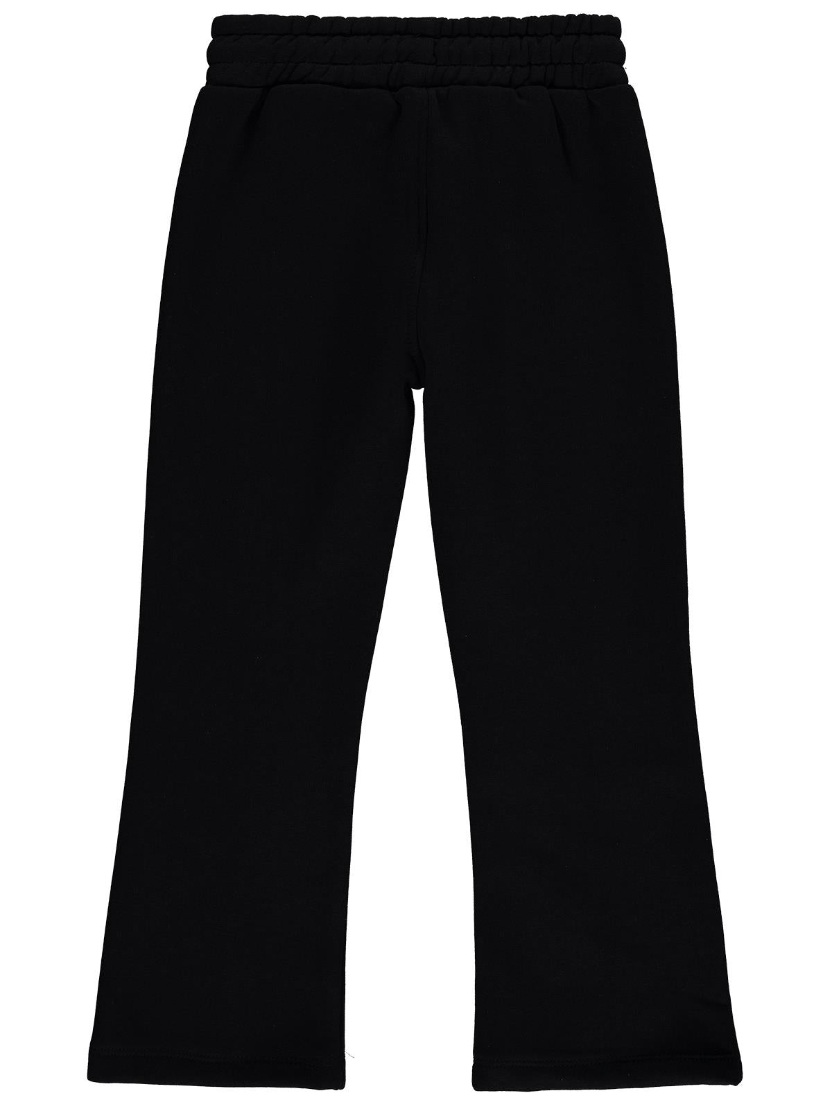 Civil Girls Kalp Nakışlı 10-13 Yaş Eşofman Altı - Siyah