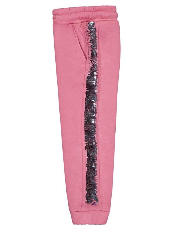 Civil Girls Şerit Pul Nakışlı 2-5 Yaş Eşofman Altı - Pembe
