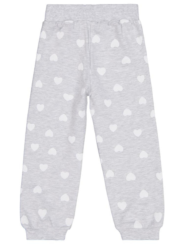 Civil Girls Kalp Baskılı 2-5 Yaş Eşofman Altı - Gri