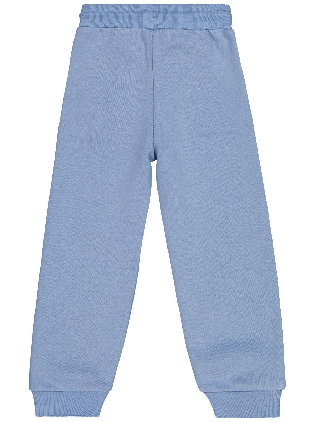 Civil Girls Çiçek Nakışlı 2-5 Yaş Eşofman Altı - Mavi