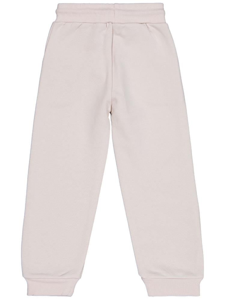 Civil Girls Çiçek Nakışlı 2-5 Yaş Eşofman Altı - Bej