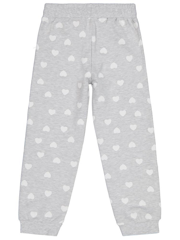 Civil Girls Kalp Baskılı 6-9 Yaş Eşofman Altı - Gri