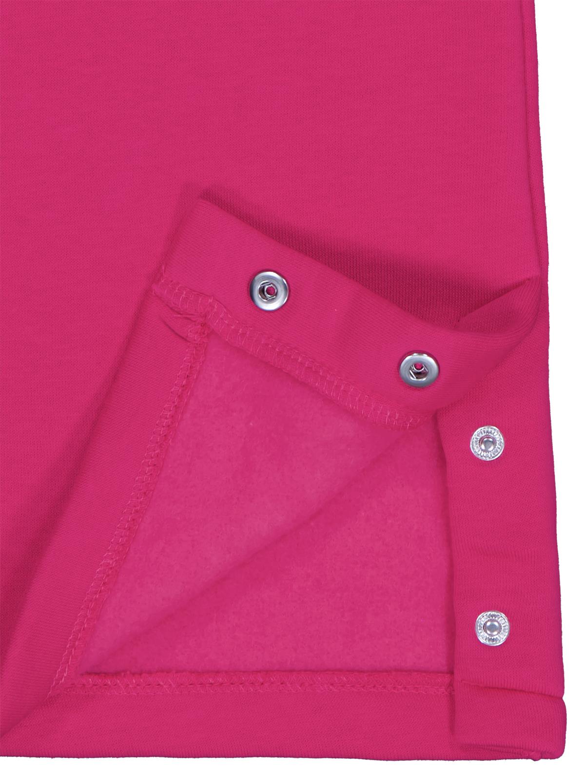 Civil Girls Paçası Çıtçıtlı 2-5 Yaş Eşofman Altı - Fusya