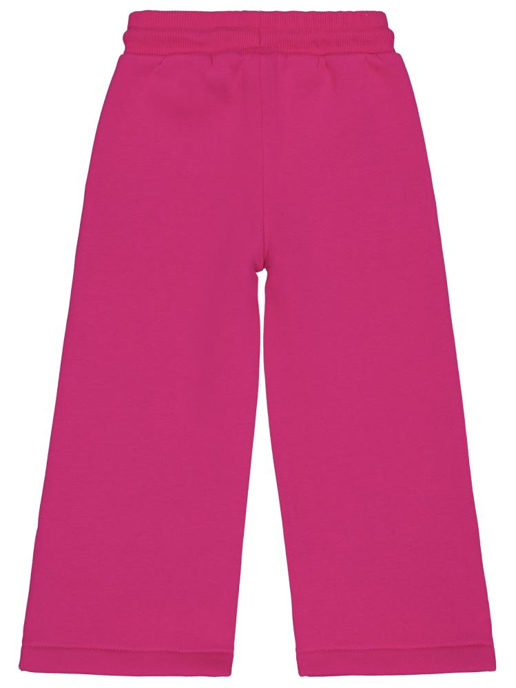 Civil Girls Paçası Çıtçıtlı 2-5 Yaş Eşofman Altı - Fusya