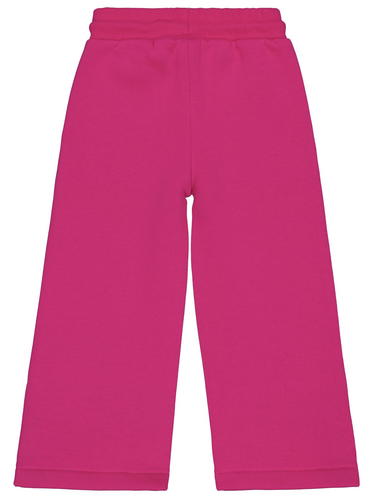 Civil Girls Paçası Çıtçıtlı 2-5 Yaş Eşofman Altı - Fusya