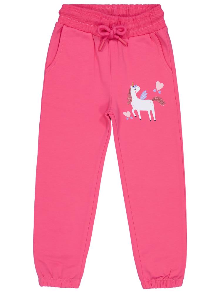 Civil Girls Unicorn Baskılı 2-5 Yaş Eşofman Altı - Pembe