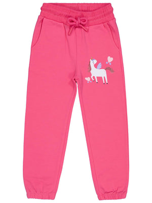 Civil Girls Unicorn Baskılı 2-5 Yaş Eşofman Altı - Pembe
