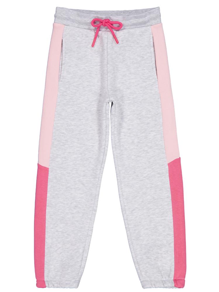 Civil Girls Yanı Parçalı 6-9 Yaş Eşofman Altı - Gri