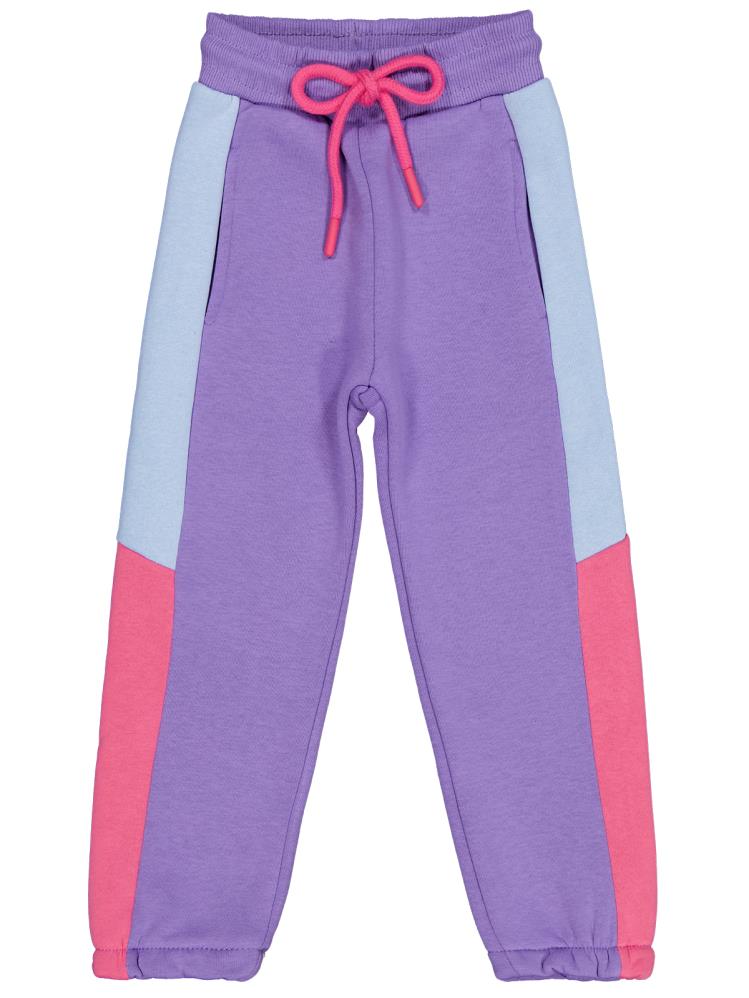 Civil Girls Yanı Parçalı 2-5 Yaş Eşofman Altı - Lila