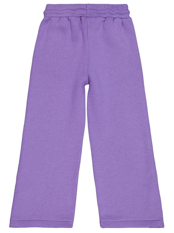 Civil Girls Paçası Çıtçıtlı 6-9 Yaş Eşofman Altı - Lila