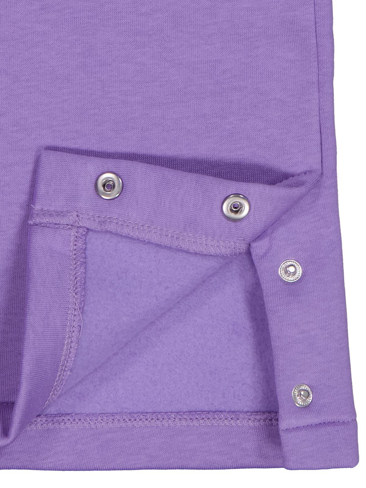 Civil Girls Paçası Çıtçıtlı 2-5 Yaş Eşofman Altı - Lila