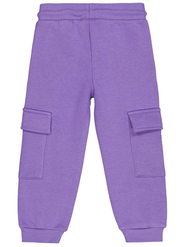 Civil Girls Kargo Cepli 2-5 Yaş Eşofman Altı - Lila