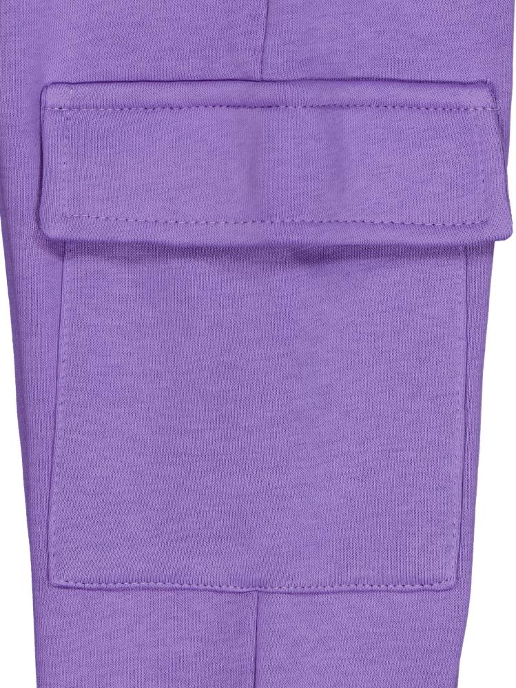 Civil Girls Kargo Cepli 2-5 Yaş Eşofman Altı - Lila