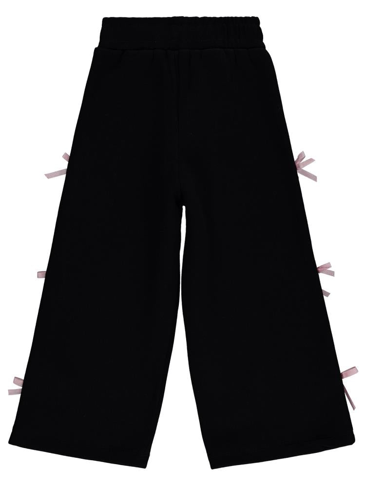 Civil Girls Fiyonklu 2-5 Yaş Eşofman Altı - Siyah