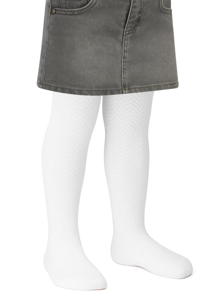 Civil Girls Stairs 2-12 Yaş Kız Külotlu Çorap - Beyaz