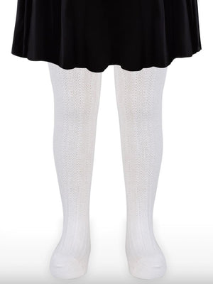 Civil Girls Rea 2-12 Yaş Kız Külotlu Çorap - Beyaz
