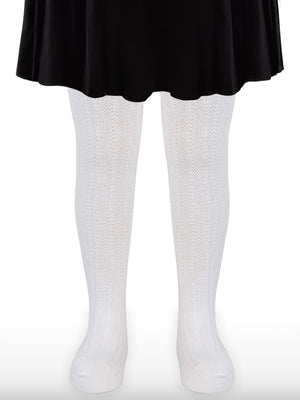 Civil Girls Rea 2-12 Yaş Kız Külotlu Çorap - Beyaz